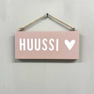 Huussi-kyltti/ vaaleanharmaa
