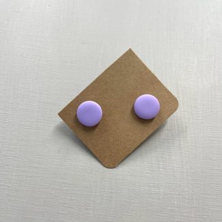 Nappikorvakoru lila mini