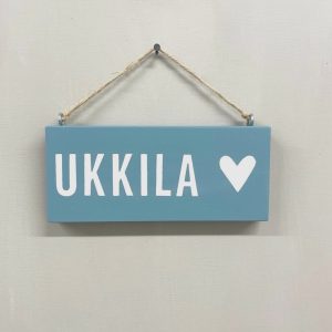 Kyltti Ukkila / sininen