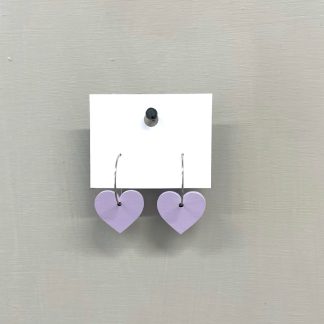 Korvakoru sydän lila